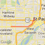 twin cities marathon 10k route map