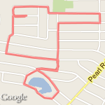 Around the Lake + passing school route map