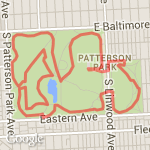 Patterson Park Route route map
