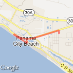 To the beach and back route map