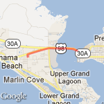 Over the bridge and back route map