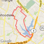 6 mile walk lakeshore - island route route map