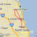 Jake & Renee 6 miler route map