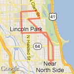 Jake & Renee 6 miler  route map