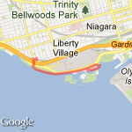 Lake Shore route map