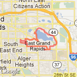 8 Miles Ottawa Hills route map