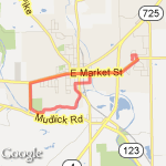 5 miler route map