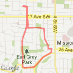 Mount royal loop route map