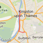 Surbiton run  route map