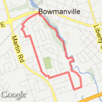 Valley Run route map