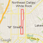 AM run w/ LG route map