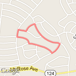 1.03 MIles route map