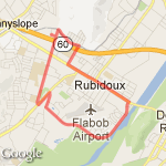 Daily 6 mile route map