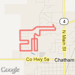 Nightcrawler 5k route map