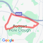 Moston 4 Miler route map