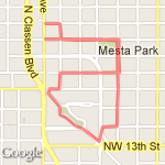 Week 8 Wednesday route map