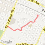 Hisgh school short cut route map