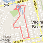 Park Run route map