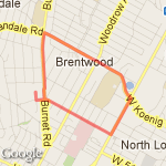 North LOOP route map