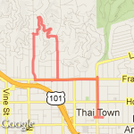 4 miles - mostly flat, few hills route map