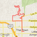 4 miles - mostly HILLY  route map