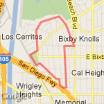 For Starters, a little less than 5k route map