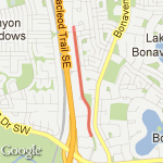 saterday 300 test  route map