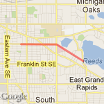 Reeds Lake route map