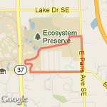 Round East Paris route map