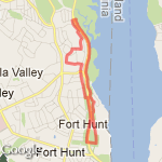 Mt. Vernon 5 Miles route map