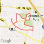 3 mile croydon loop route map