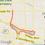 Horseshoe +Full Nature Center route map