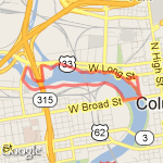 5k around the river route map