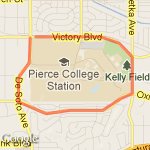 Pierce  route map