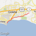 ucsb to bike trail route map