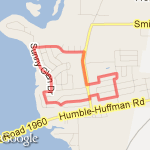 Lakewood Heights 3 mile route map