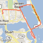 sonya 20 miler route map