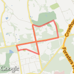 Normal run route map