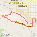"Quest for Godde Hill" route map