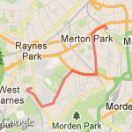 Run Home 2 route map