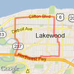 6 Mile Loop route map