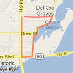 south loop to hwy 60 route map