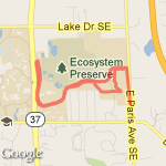 101 5K race route route map