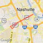 Second Nashville Run route map