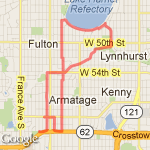 6 mile route map