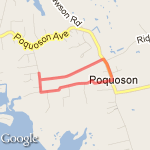 Lodge to Church route map