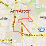 Michelle Run route map