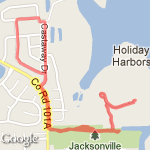 Castaway Preserve route map