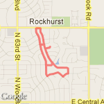 Medium Jog 1 route map