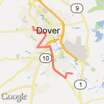 My house to my moms house route map